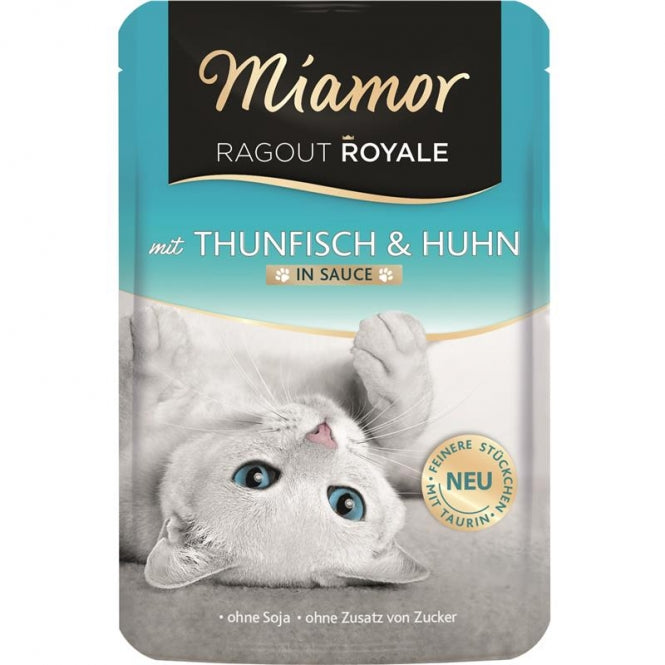 Miamor Ragout Royale in Soße 100g - Huhn & Lachs