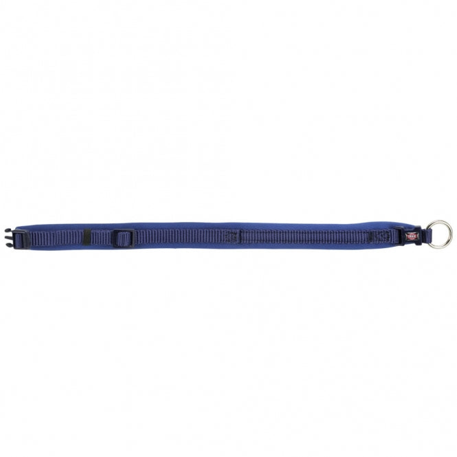 Trixie Premium Halsband, extra breite Neopren Polsterung - indigo/royalblau - 27-35 cm/10 mm