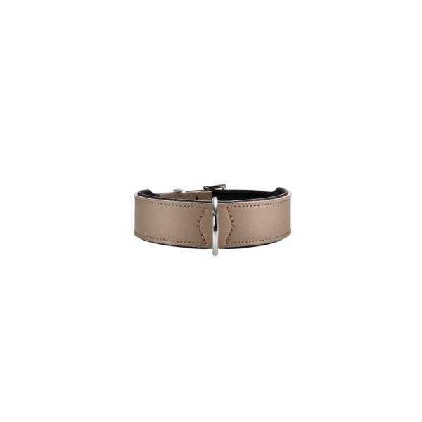 Hunter Halsband Basic 37 nickel, Hals 30-34,5 cm - rot