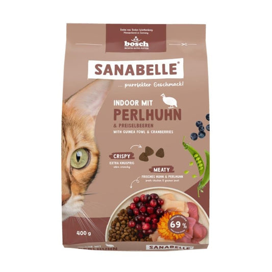 Sanabelle Indoor mit Perlhuhn - 8 kg