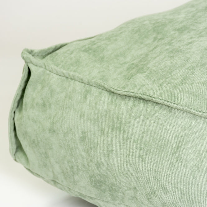 Duvoplus Kissen Velvet rechteckig - grün - 56x40x13cm