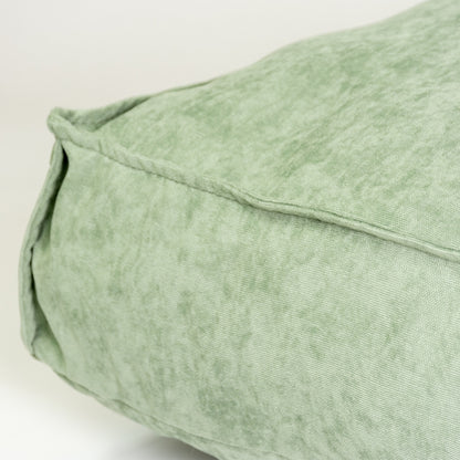 Duvoplus Kissen Velvet rechteckig - grün - 56x40x13cm