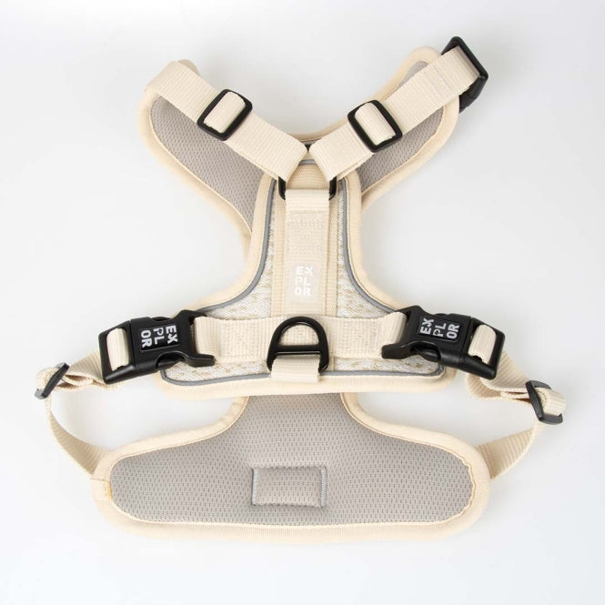 Duvoplus EXPLOR Ultimate Fit No-Pull-Geschirr - antique white - XS - 28-37cm - 32-43cm