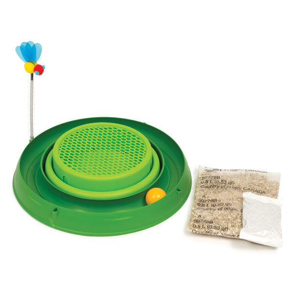 CATIT Play-n-Scratch mit Grasgarten - Grün