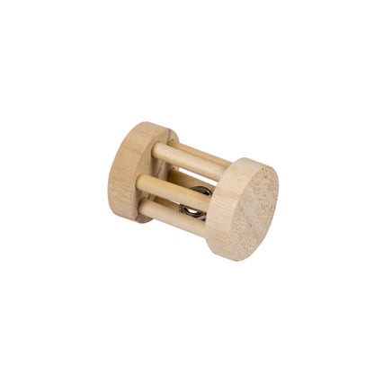 Duvoplus Holzspielrolle mit Glöckchen - 5 x 7cm