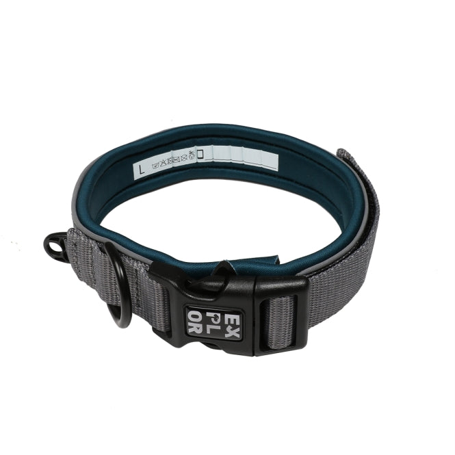 Duvoplus EXPLOR Ultimate Fit Comfy Halsband Classic - petrol blue - M - 39-44cm