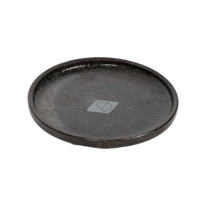 D&D flacher Katzennapf Jasper - black dots