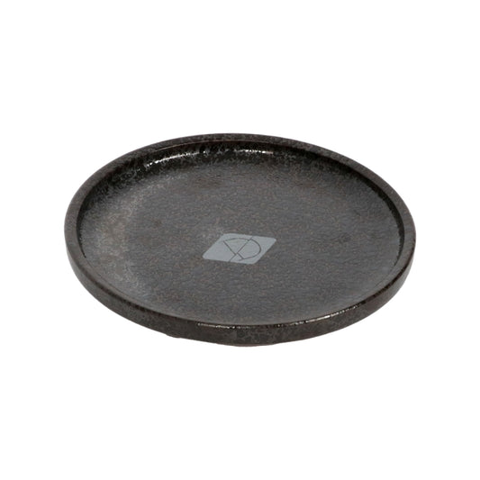 D&D flacher Katzennapf Jasper - black dots