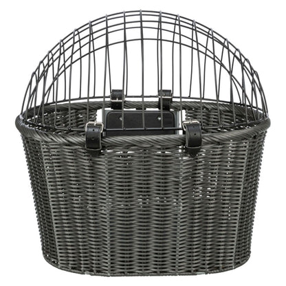 Trixie Front-Fahrradkorb aus Polyrattan