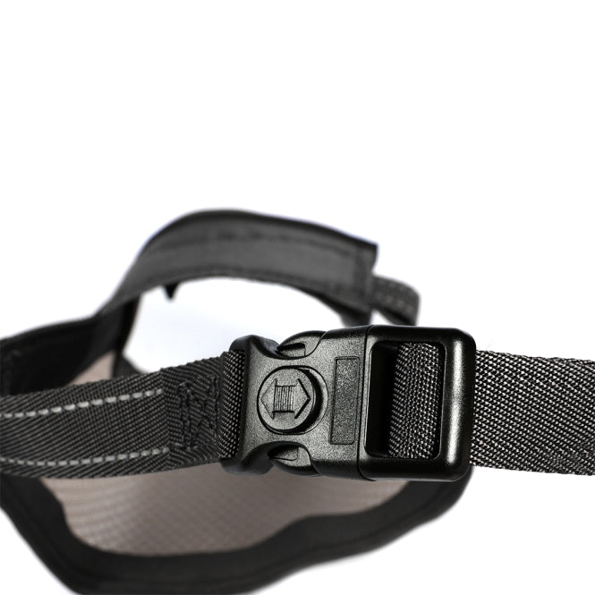 EBI Netz-Maulkorb - schwarz - L - 16-40cm / Ø18-23cm