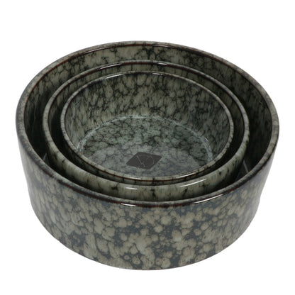 D&D Trendy Napf Jasper green marble - 16 cm