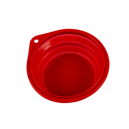 Duvo Silikon-Reisenapf - rot - 2000ml-22cm