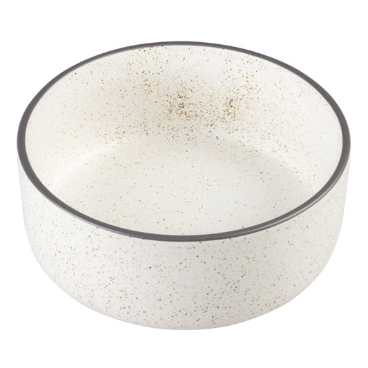 Duvoplus Keramiknapf Stone Speckle - weiß - 330ml