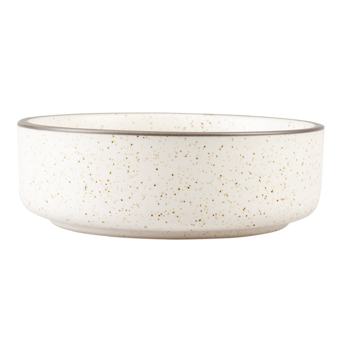 Duvoplus Keramiknapf Stone Speckle - weiß - 330ml