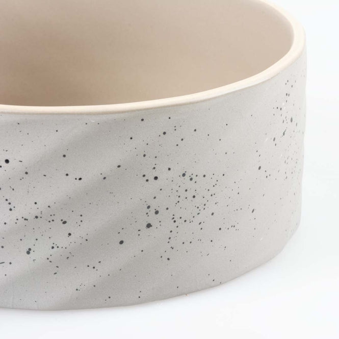 Duvoplus Keramiknapf Stone Wavy Dune - 800ml - 16x16x6cm