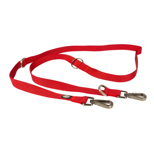 Duvoplus Explor North Duo Leine 200cm/25mm - Rot