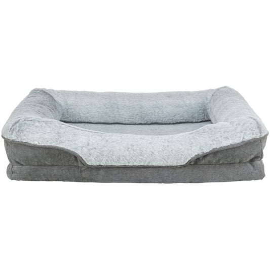 Trixie Vital Bett Lino Soft - grau/hellgrau - 70 × 55 cm