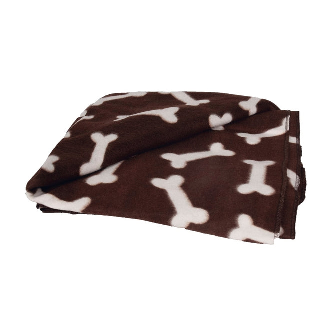 Karlie Flamingo Fleecedecke Milda - 100 x 70 cm - Braun