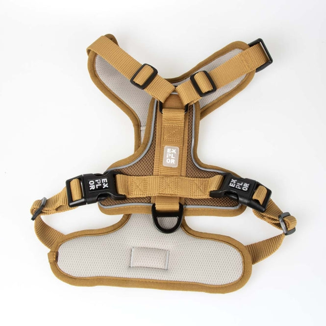 Duvoplus EXPLOR Ultimate Fit No-Pull-Geschirr - honey gold - S - 35-45cm - 40-52cm