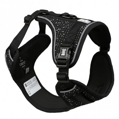 Duvoplus EXPLOR Ultimate Fit No-Pull-Geschirr - granite black - XS - 28-37cm - 32-43cm