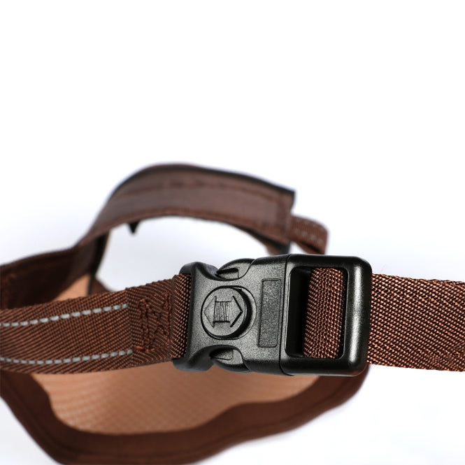 EBI Netz-Maulkorb - braun - L - 16-40cm / Ø18-23cm