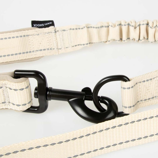 Duvoplus EXPLOR Ultimate Fit 2in1 Leine Fashion - antique white - 180cm - 25mm