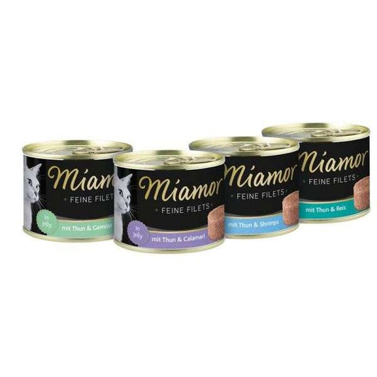 Miamor Feine Filets 185g - Thunfisch & Shrimps