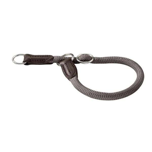 Hunter Dressurhalsung Freestyle - grau - Größe: 45 / 10